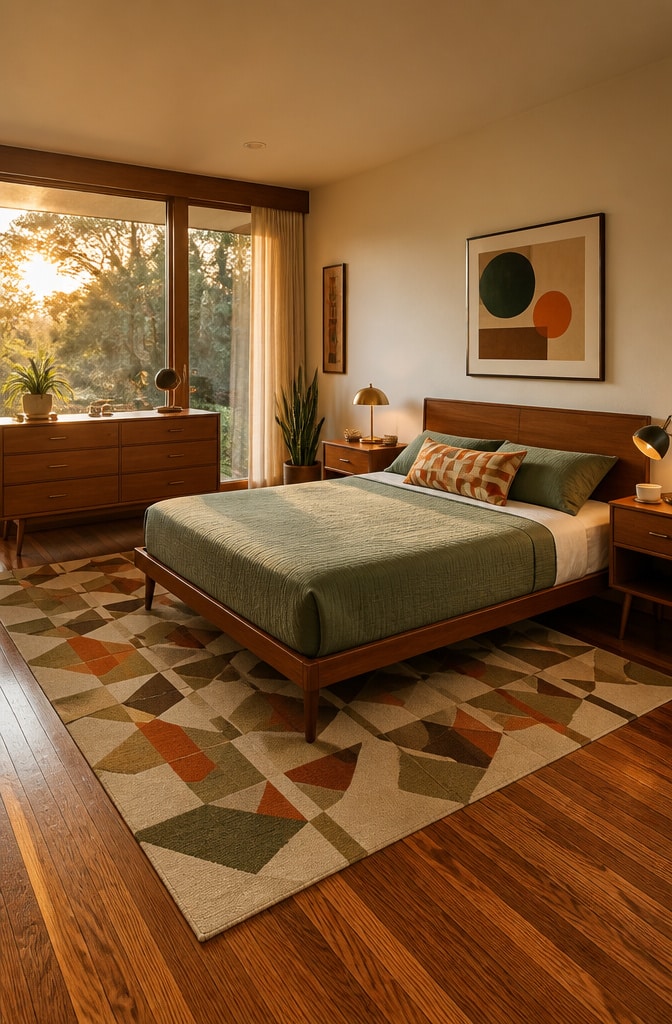 Mid-Century Modern Bedroom Retreat