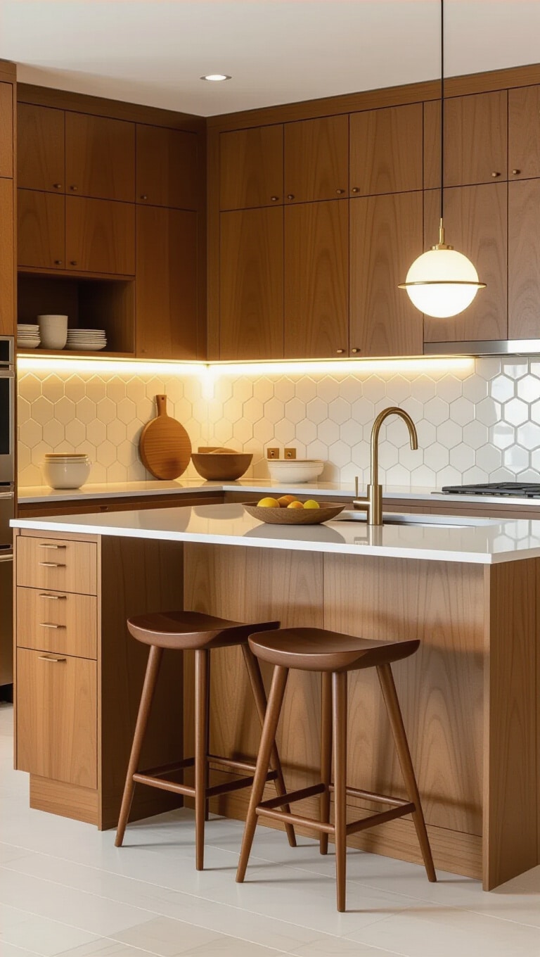 Mid-Century Modern Kitchen Corner Nook