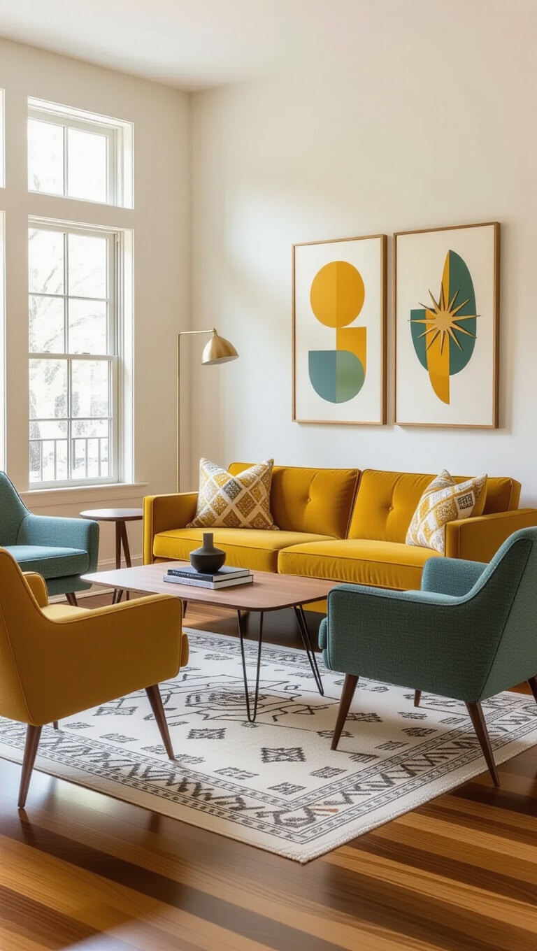 Mid-Century Modern Living Room