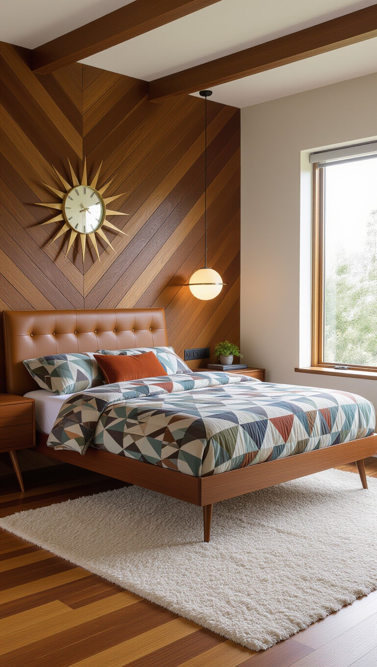 Mid-Century Modern Men’s Bedroom
