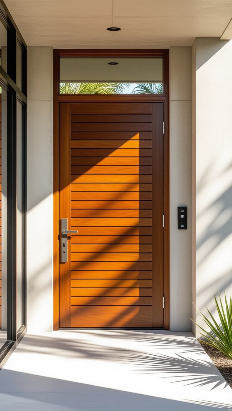 Mid-Century Modern Security Door
