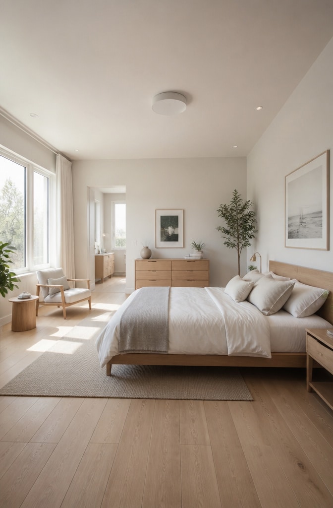 Minimalist Scandinavian Bedroom Design