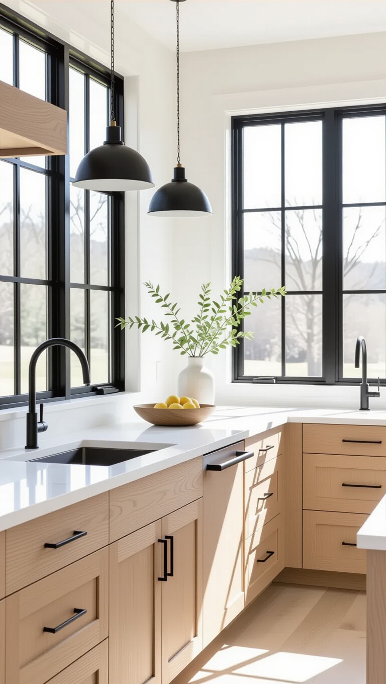 Minimalist Scandinavian Corner Counter