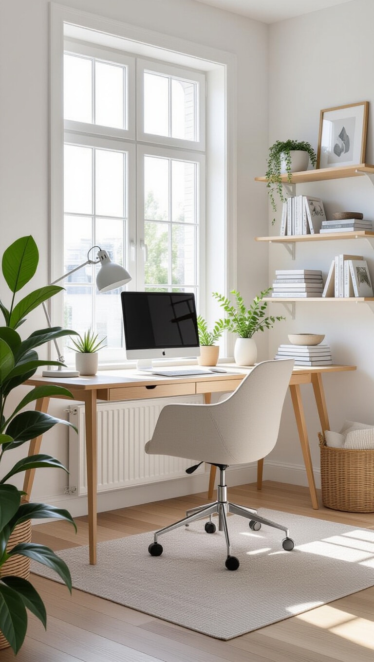 Minimalist Scandinavian Home Office
