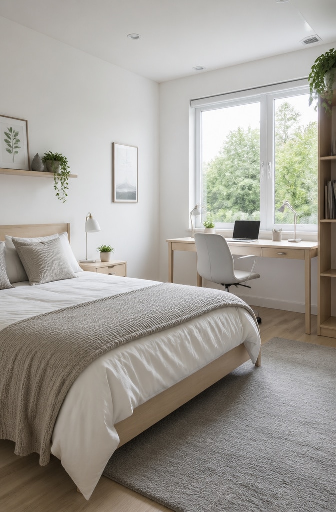 Minimalist Scandinavian Teen Bedroom