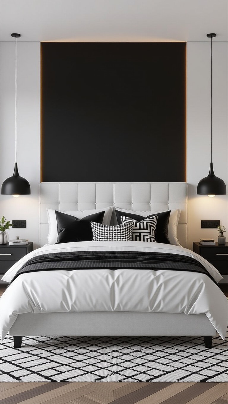 Modern Black and White Contrast