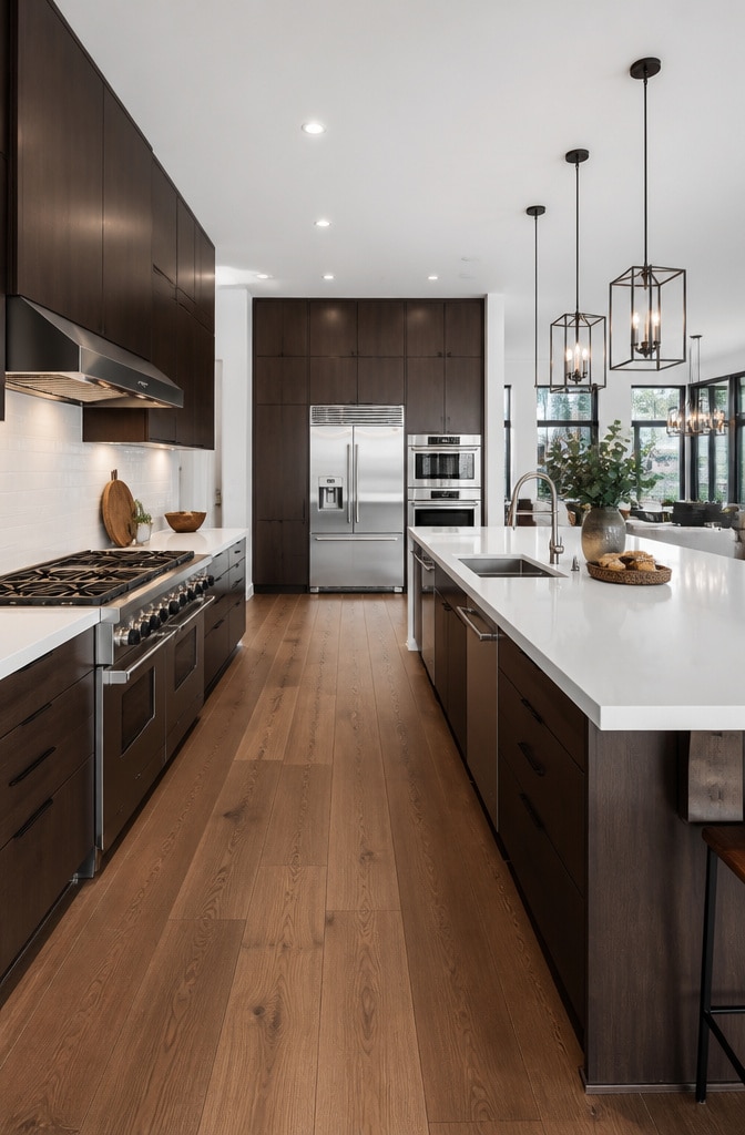 15 Stunning Dark Brown and White Kitchen Ideas to Transform Your Space