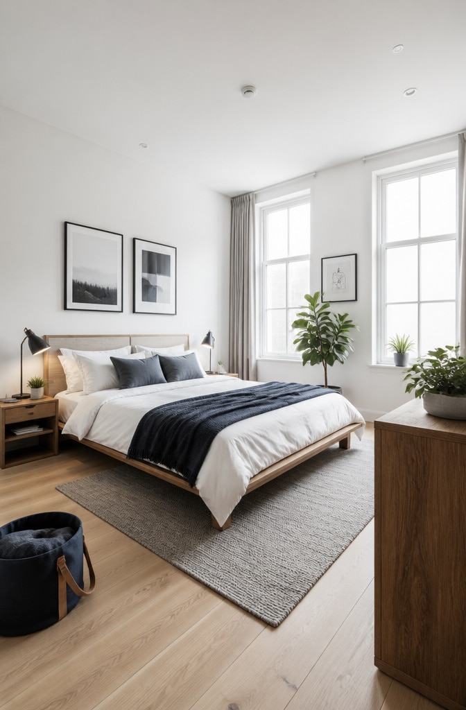 Modern Scandinavian Small Bedroom