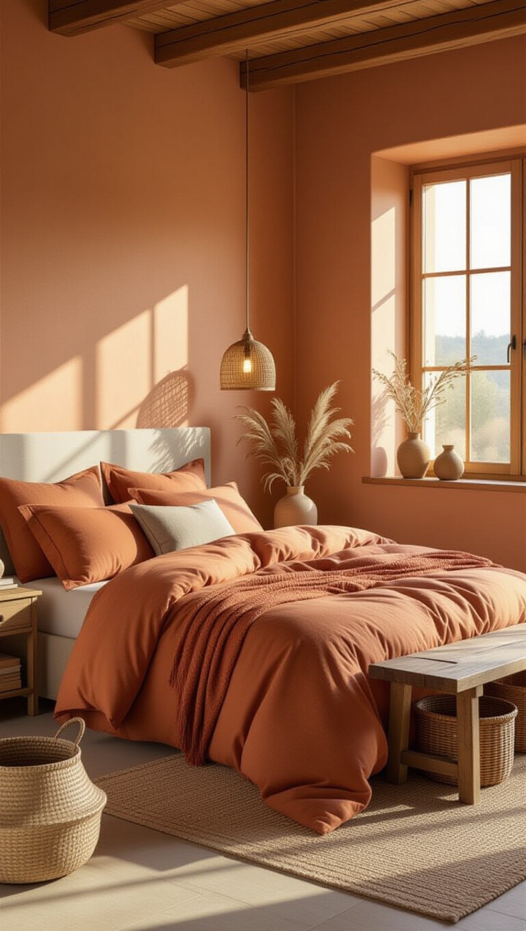 Muted Clay Neutral Bedroom Warmth