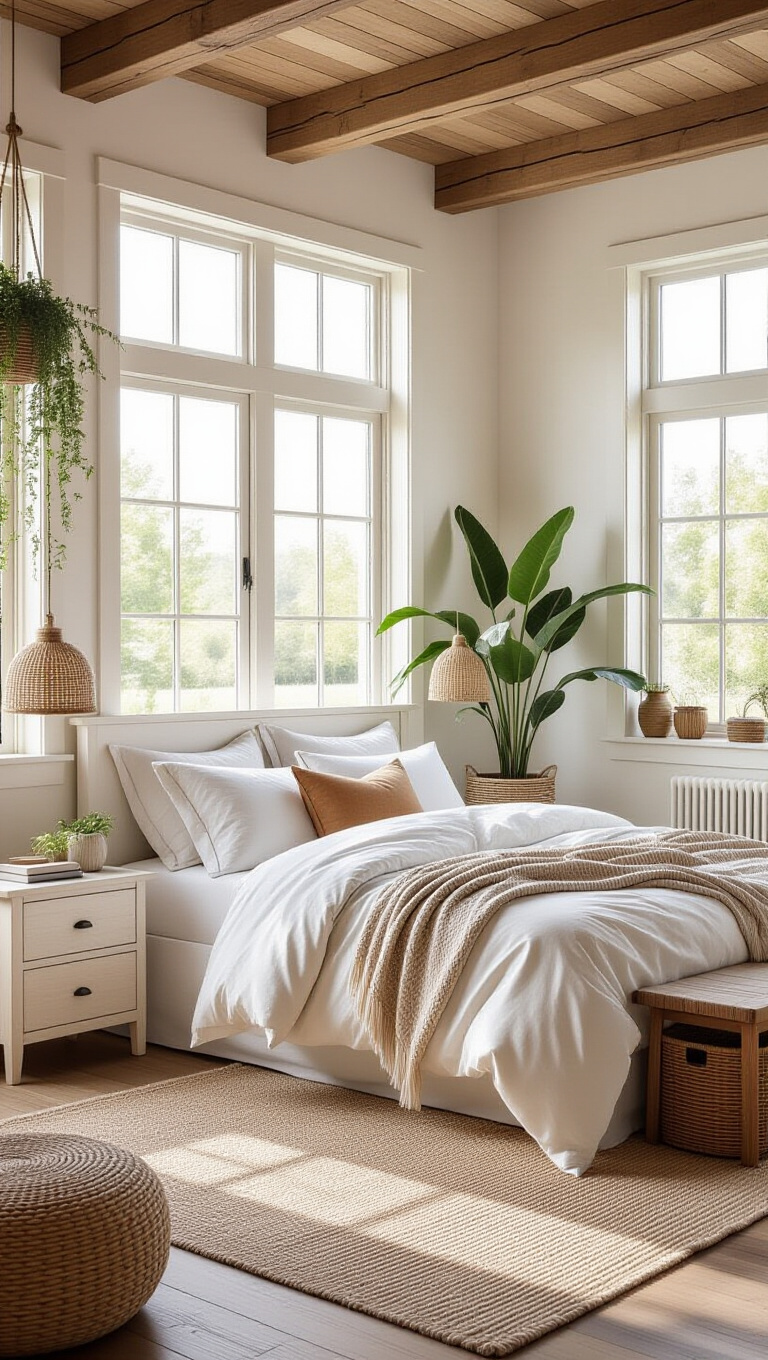 Nature-Inspired Rustic Bedroom