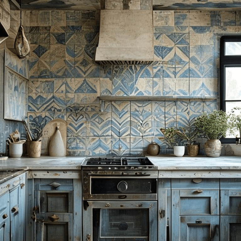 Patterned Encaustic Cement Tiles