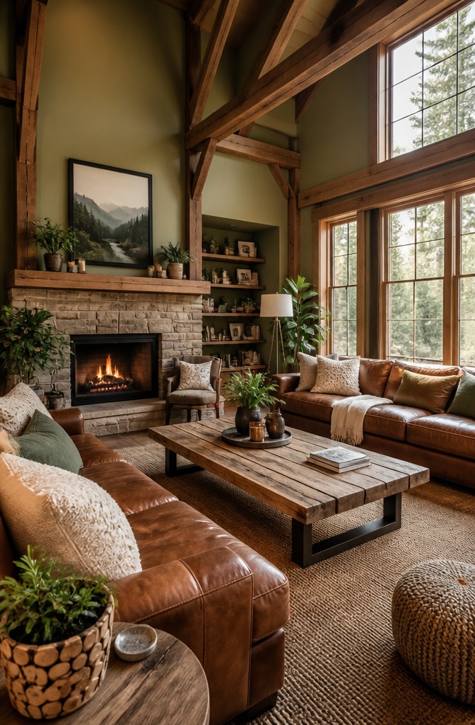 13 Stunning Brown and Green Living Room Ideas to Transform Your Space