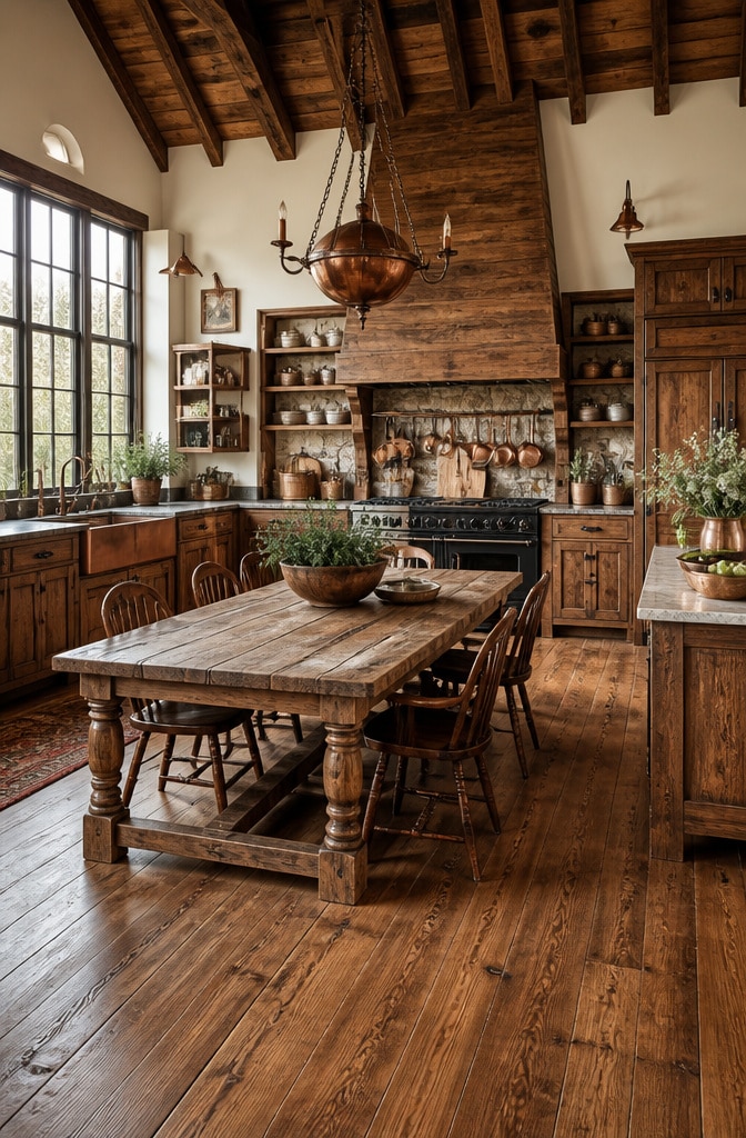 14 Inspiring Brown Wood Kitchen Ideas to Elevate Your Culinary Space