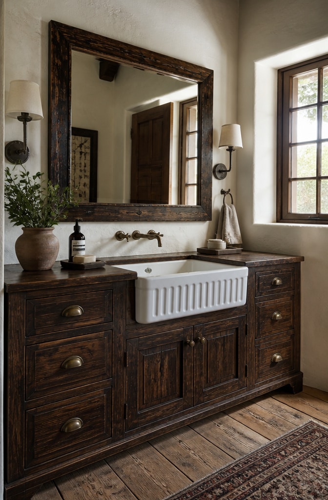 12 Stunning Dark Brown Vanity Bathroom Ideas for a Luxurious Touch