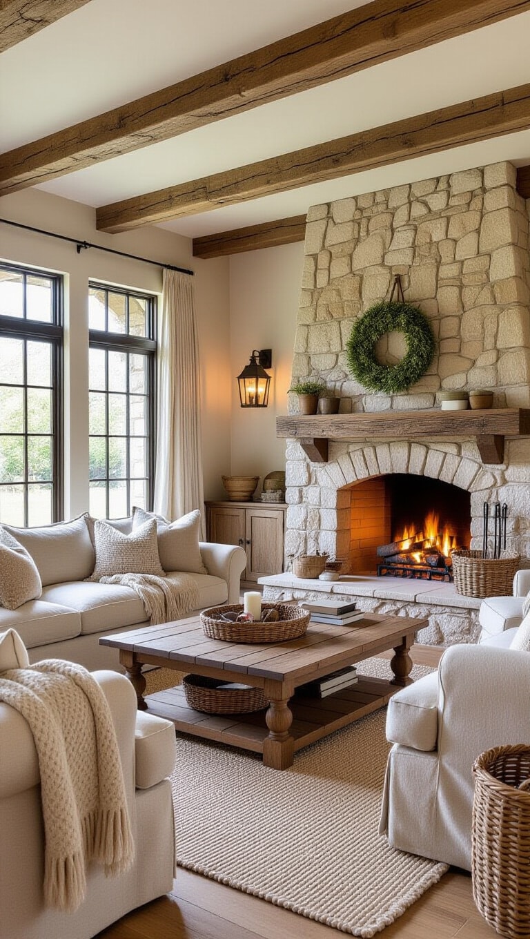 Rustic Farmhouse Living Room