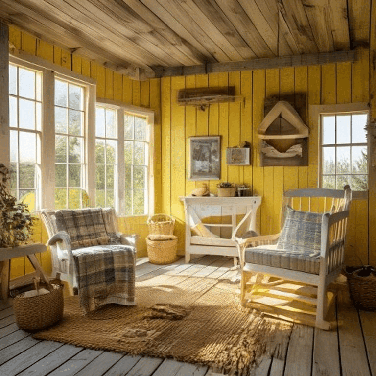 Rustic Farmhouse Yellow Nursery