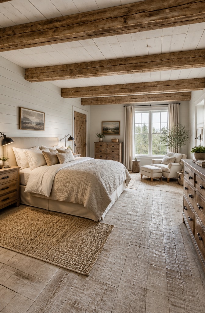 13 Charming Farmhouse Bedroom Inspirations for a Cozy, Rustic Retreat