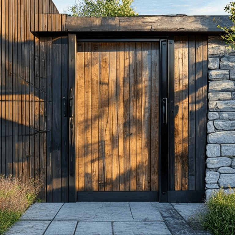 Rustic Reclaimed Wood Door