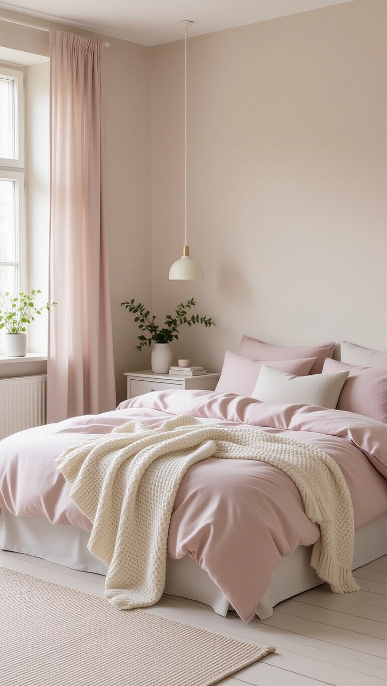 Scandinavian Beige and Dusty Pink Escape