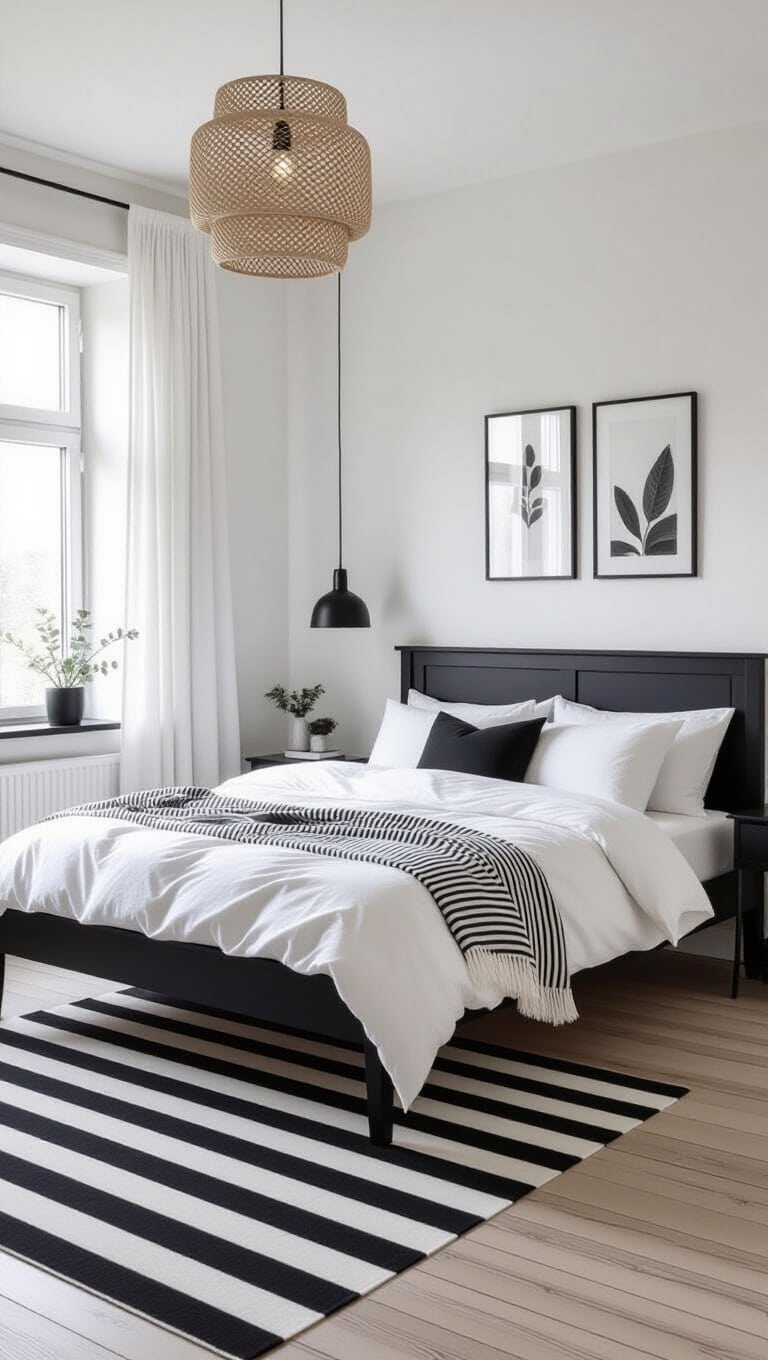 Scandinavian Black and White Comfort