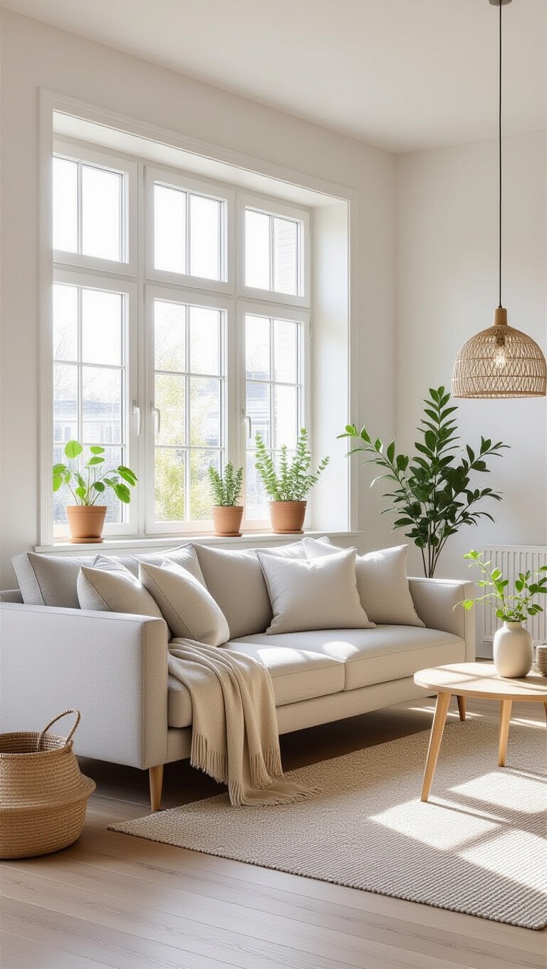 Scandinavian Cozy Living Area