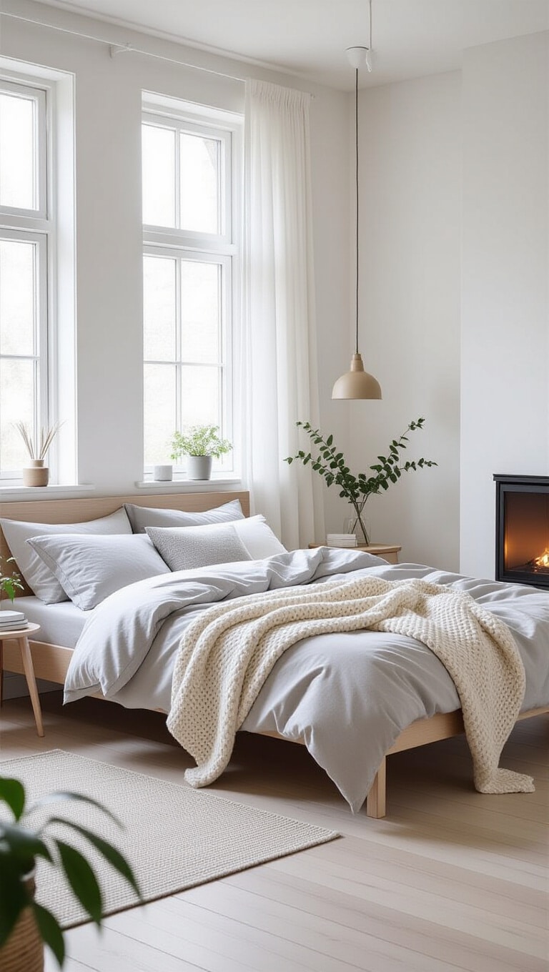Scandinavian Cozy Men’s Bedroom
