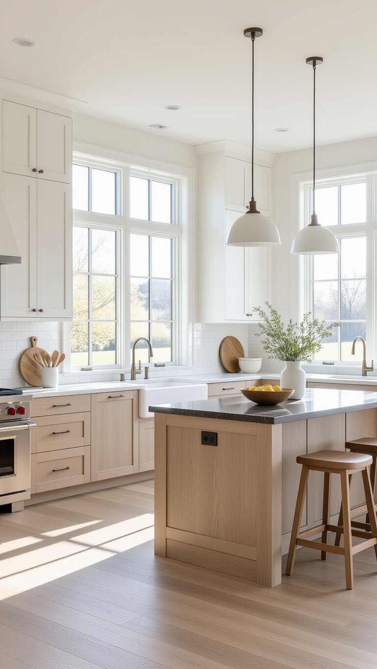 Scandinavian Inspired Baltic Brown Kitchen