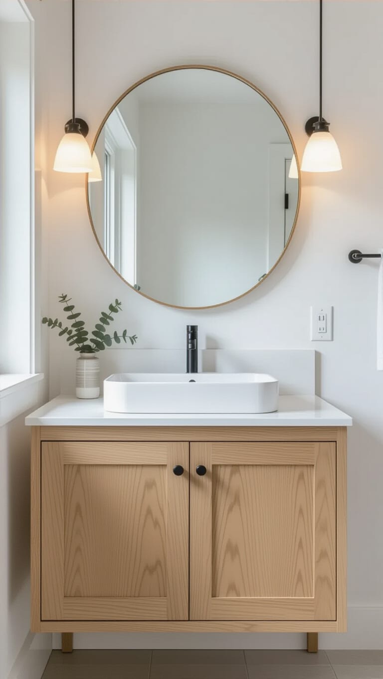 Scandinavian Inspired Single Sink Vanity