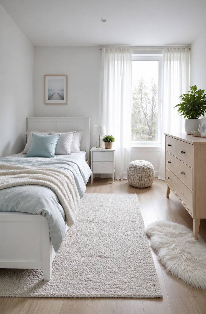 Scandinavian Light and Airy Bedroom
