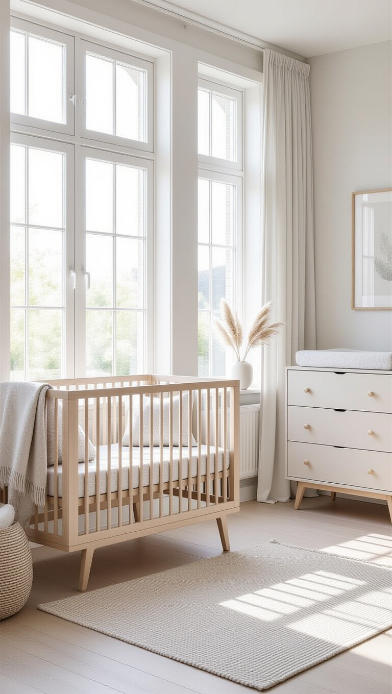 Scandinavian Minimalist Nursery