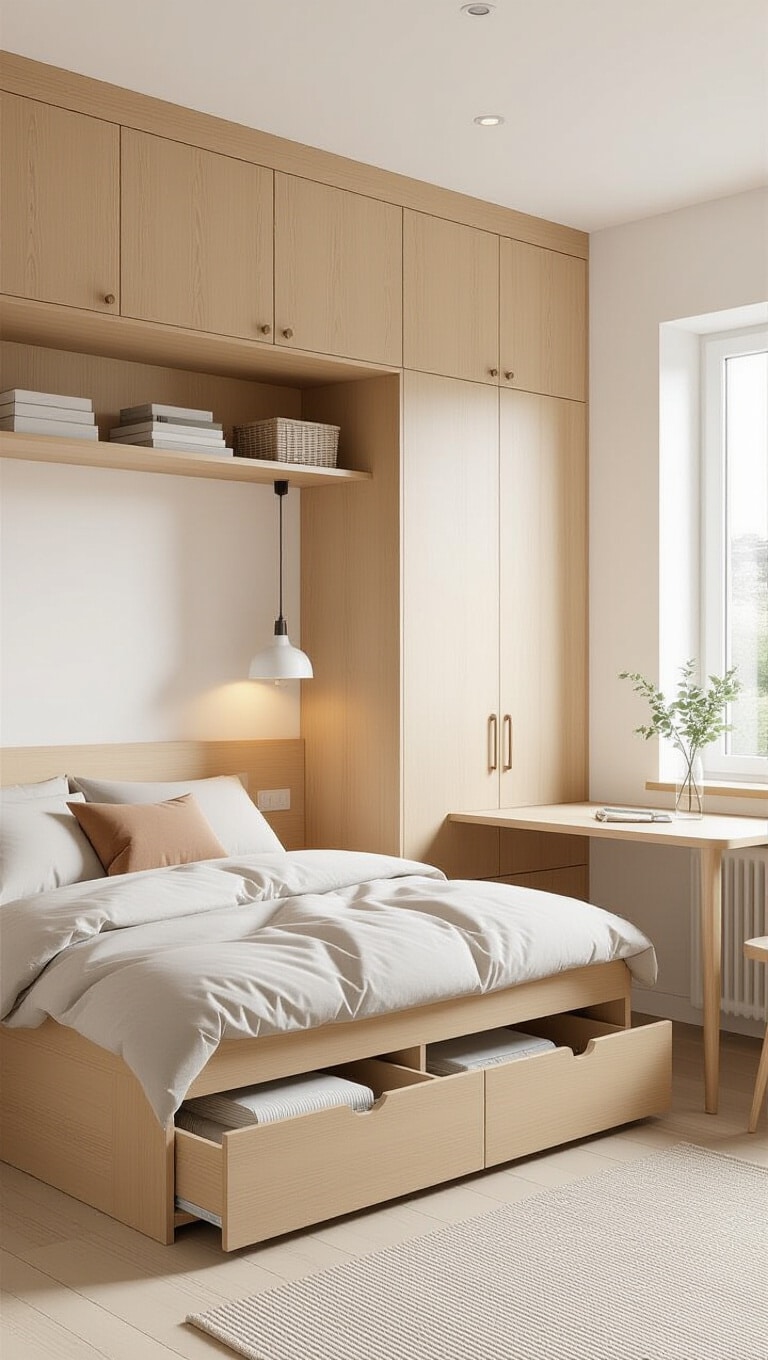 Scandinavian Multi-Functional Bedroom