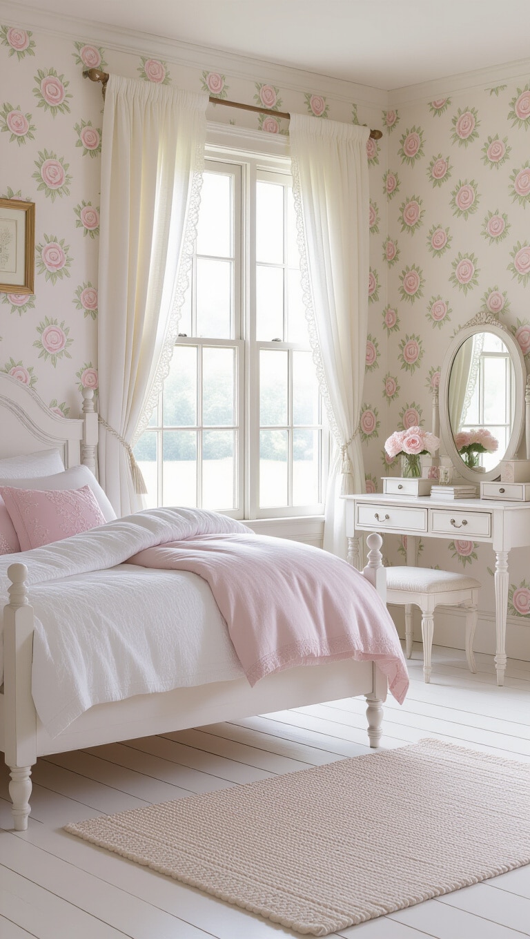 Shabby Chic Farmhouse Bedroom