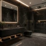 14 Stunning Black Marble Bathroom Ideas to Elevate Your Home Décor