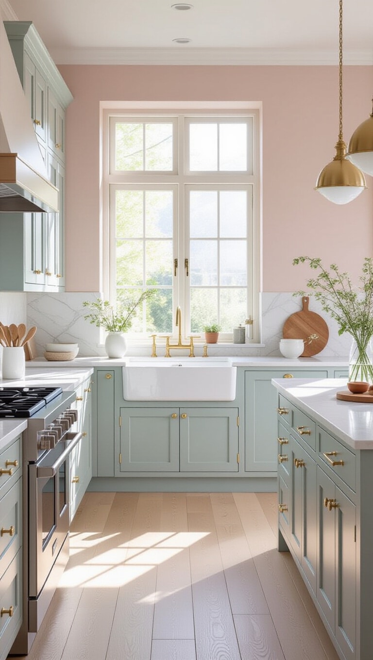 Soft Pastel Grey Blue Kitchen Haven