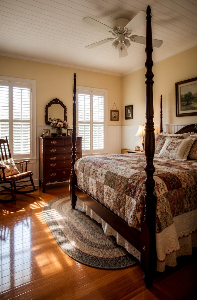 Traditional Southern Farmhouse Bedroom