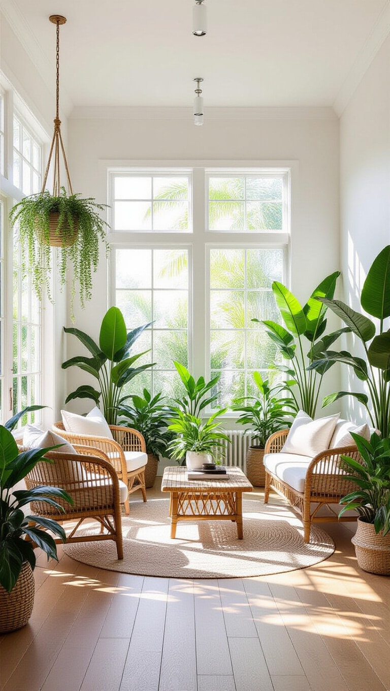 Tropical Modern Indoor Garden Room