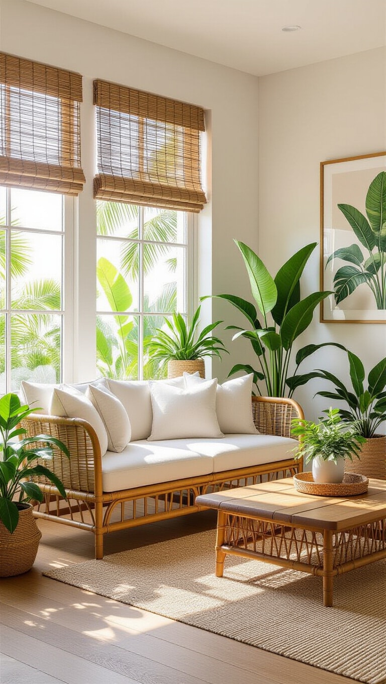 Tropical Modern Small Living Room