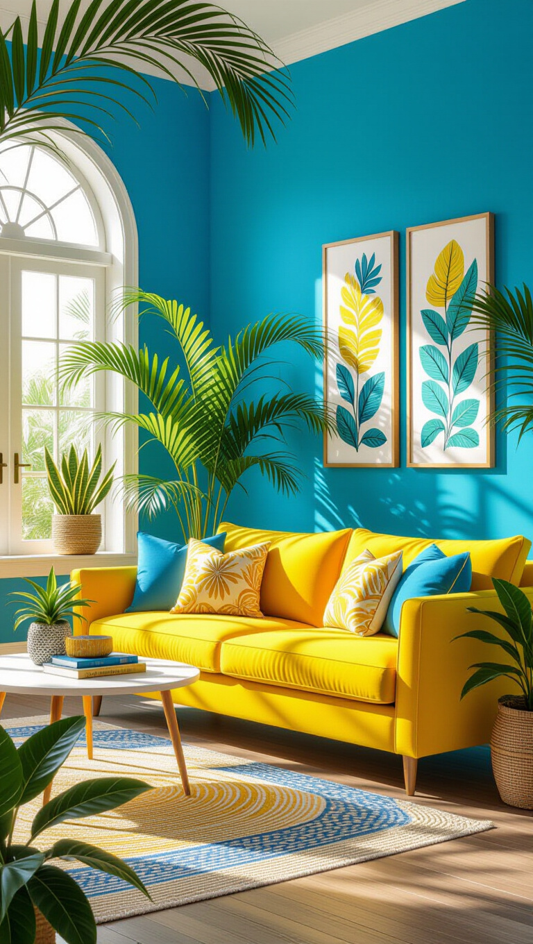 Tropical Paradise Living Room