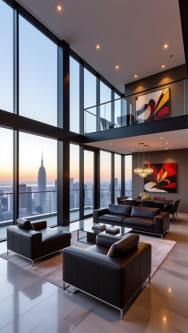 Urban Chic Penthouse Interior