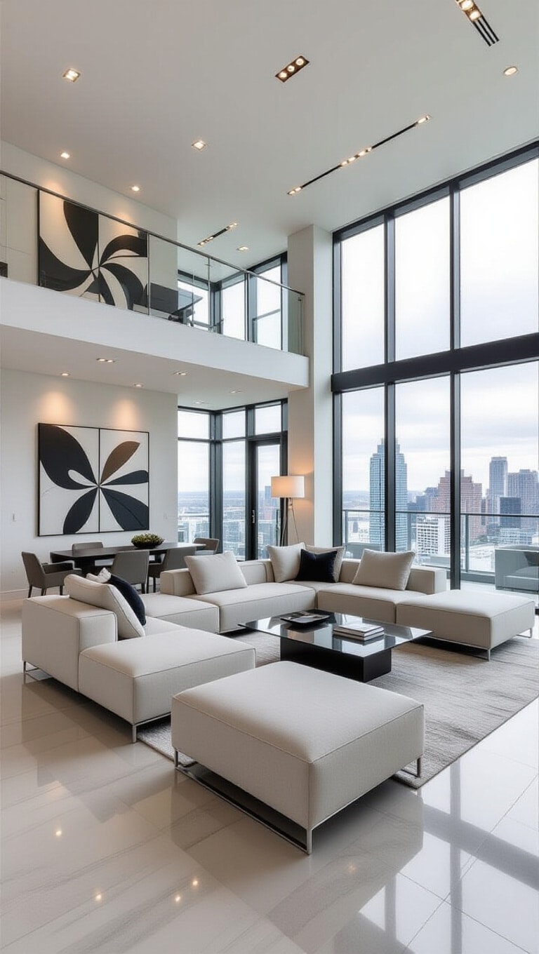 Urban Contemporary Living Room