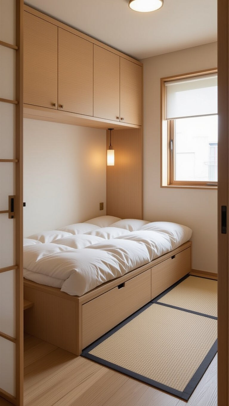 Urban Japandi Micro Bedroom