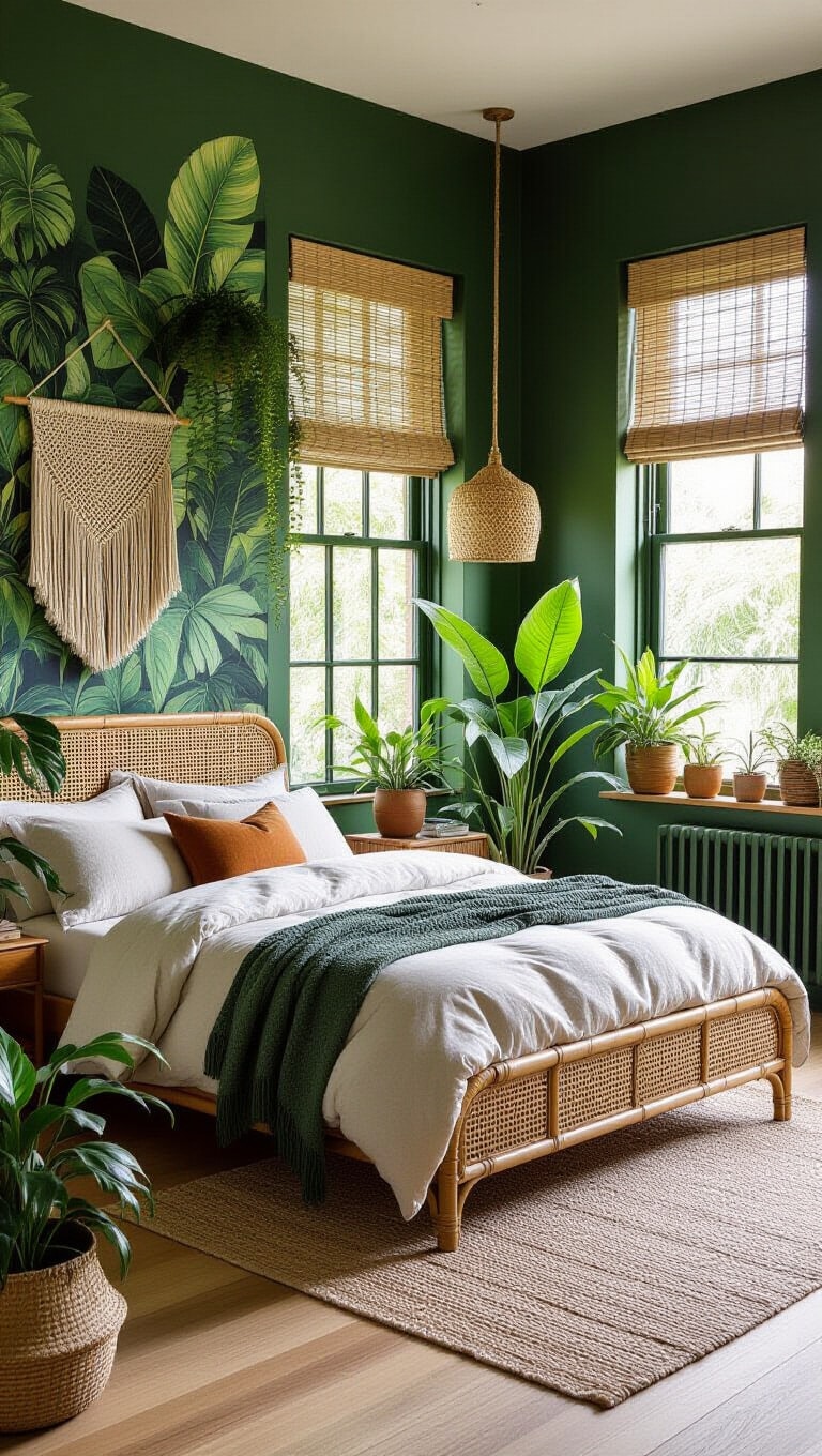 Urban Jungle Men’s Bedroom