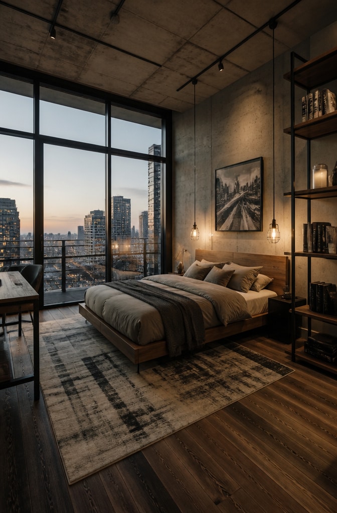 Urban Loft Small Bedroom