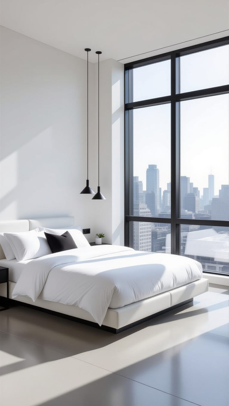 Urban Minimalist Clean Girl Bedroom