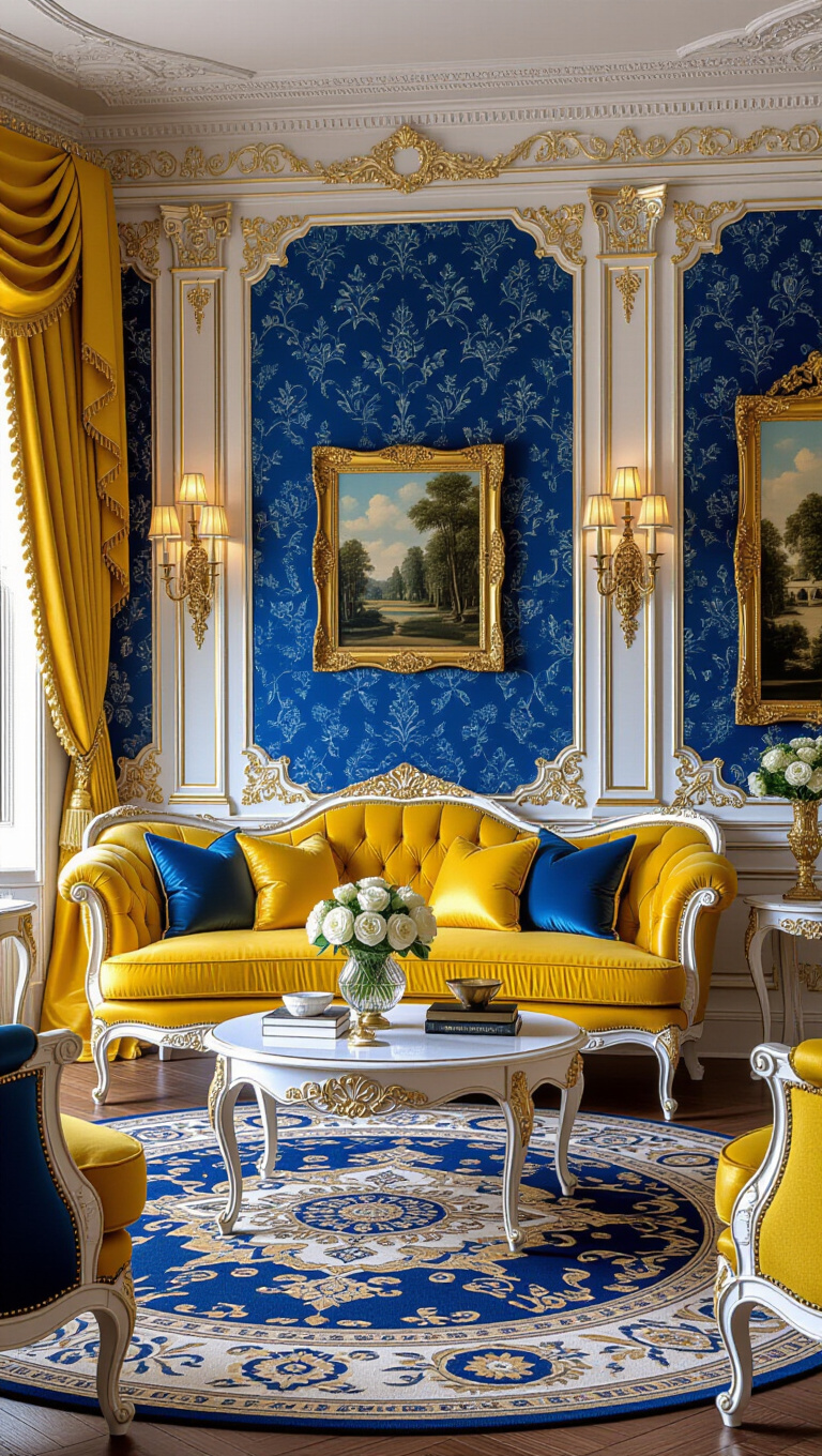 Victorian Glamour Living Room