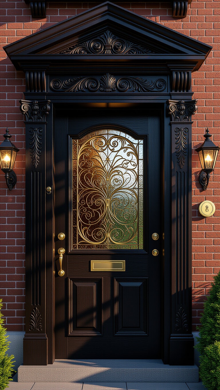 Victorian Ornate Carved Door