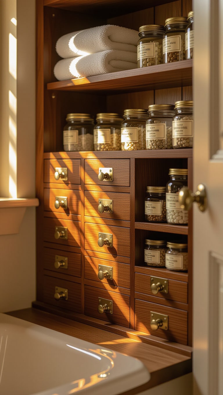 Vintage Apothecary Drawer Setup