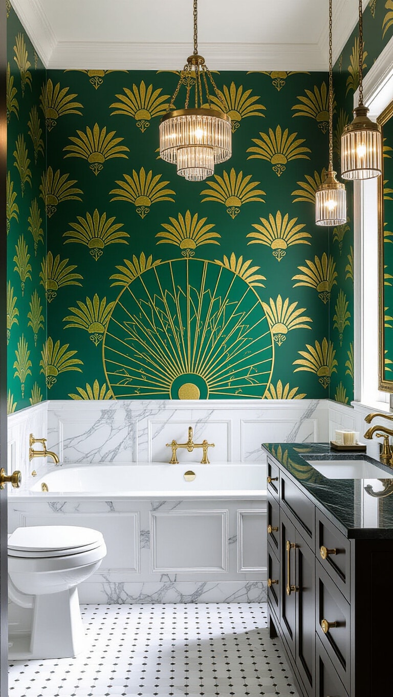 Vintage Art Deco Wallpaper