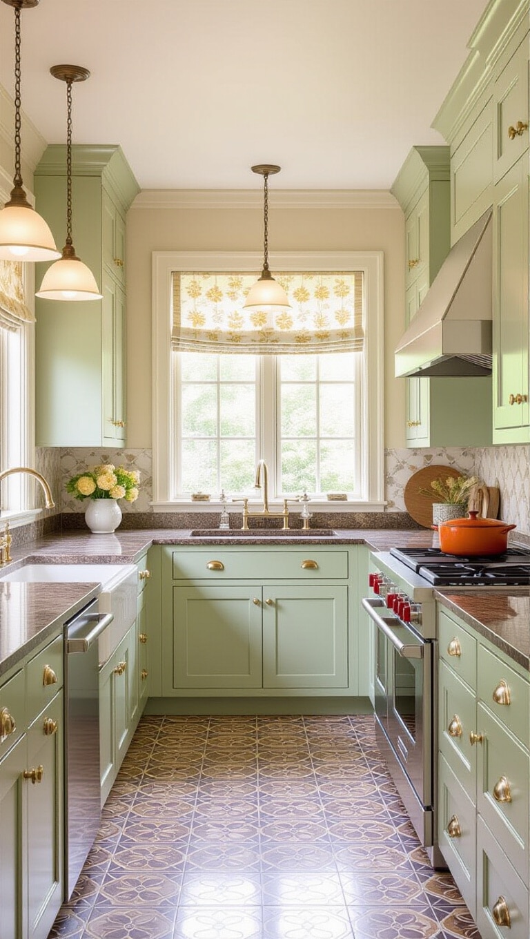 Vintage Baltic Brown Granite Kitchen