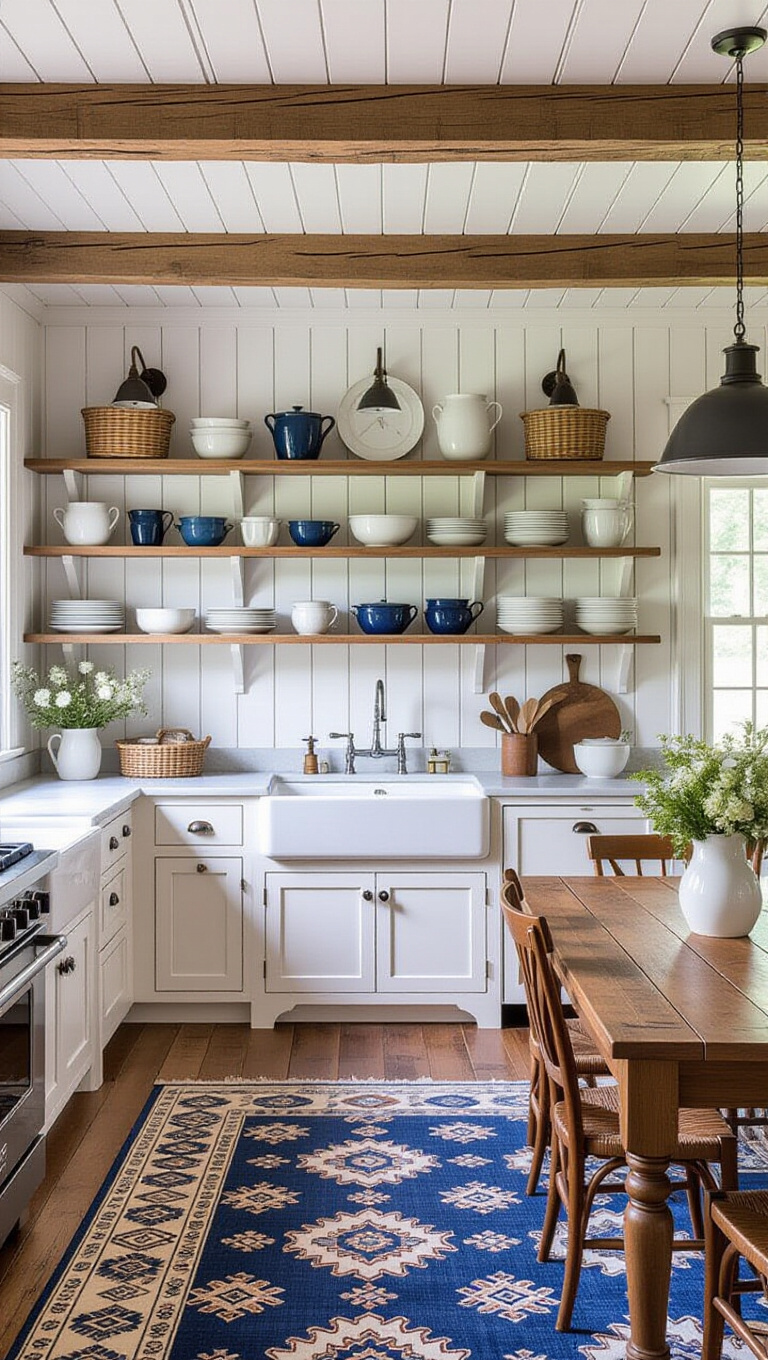 Vintage Farmhouse Inspired Kitchen